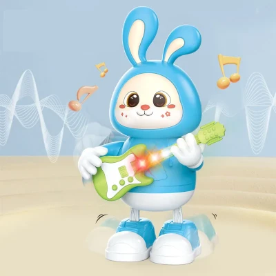 Dancing Rabbit Guitarist Musical Toy